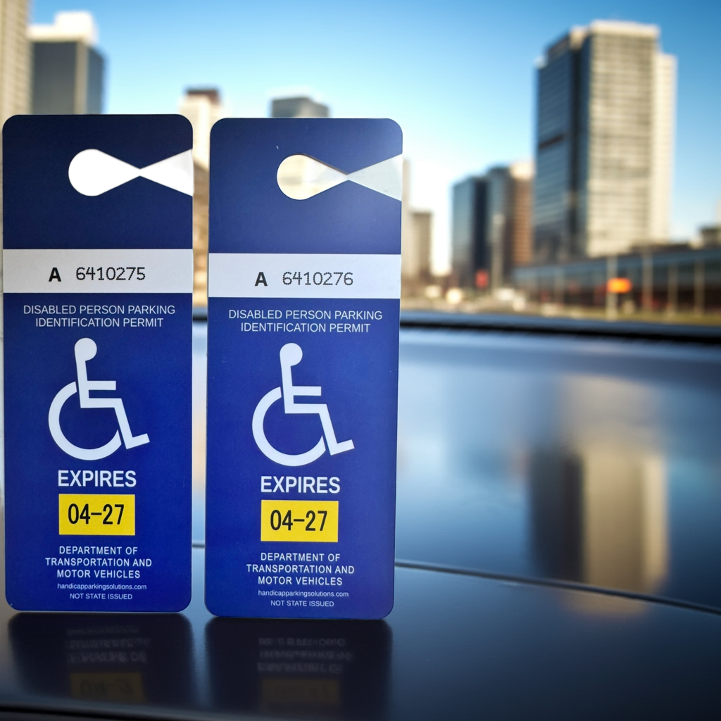 2 Handicap Parking Permits