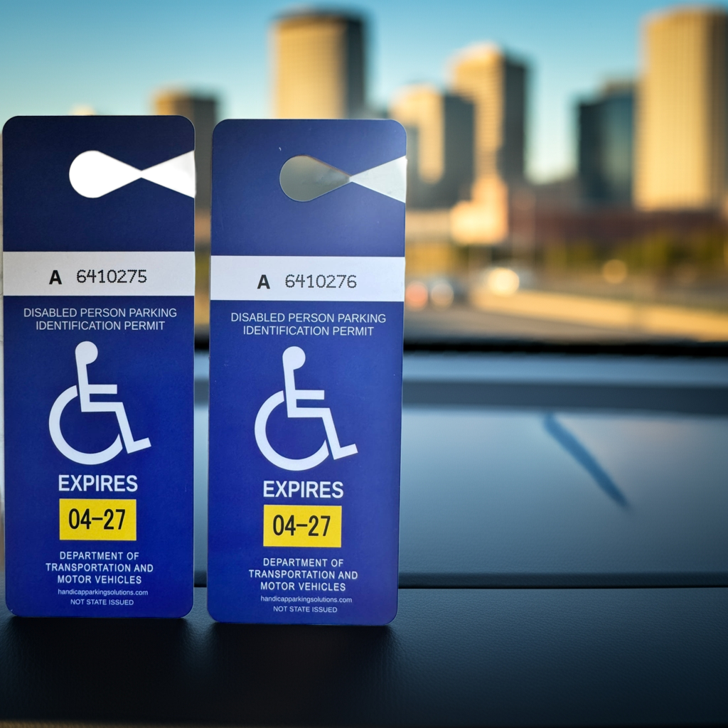 2 Handicap Parking Permits