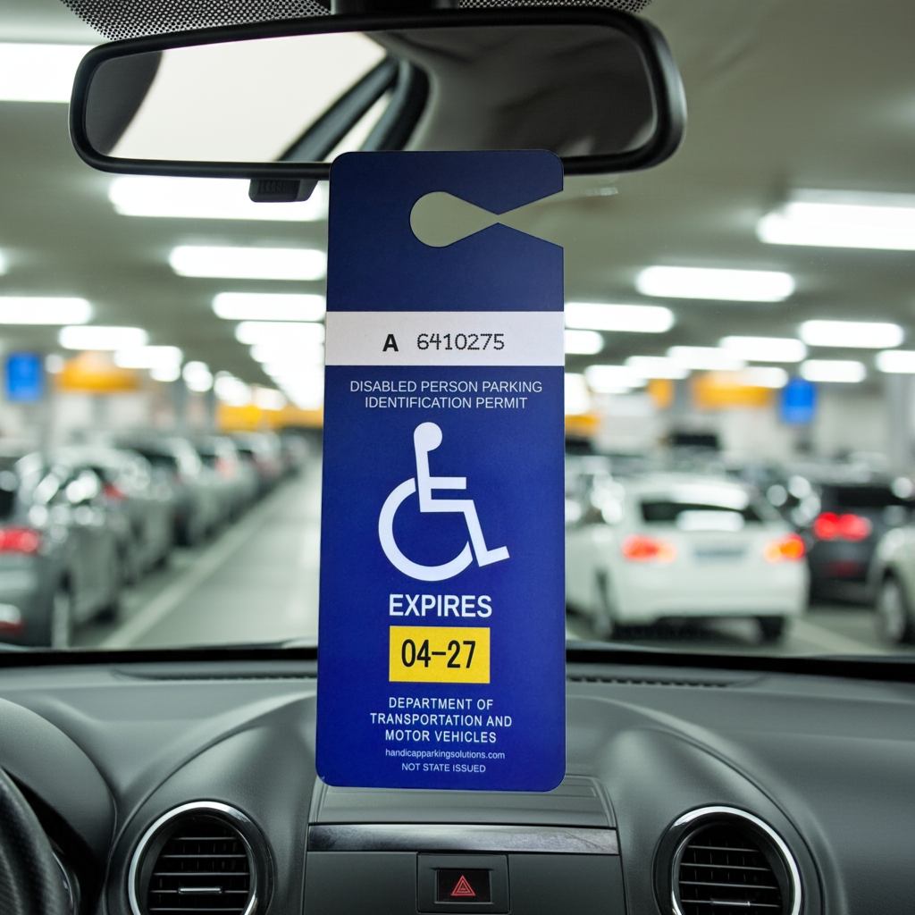1 Handicap Parking Permit