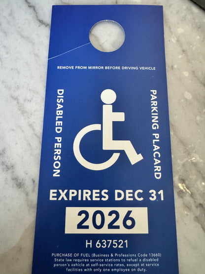 BUNDLE DEAL 10 Handicap Parking Permits