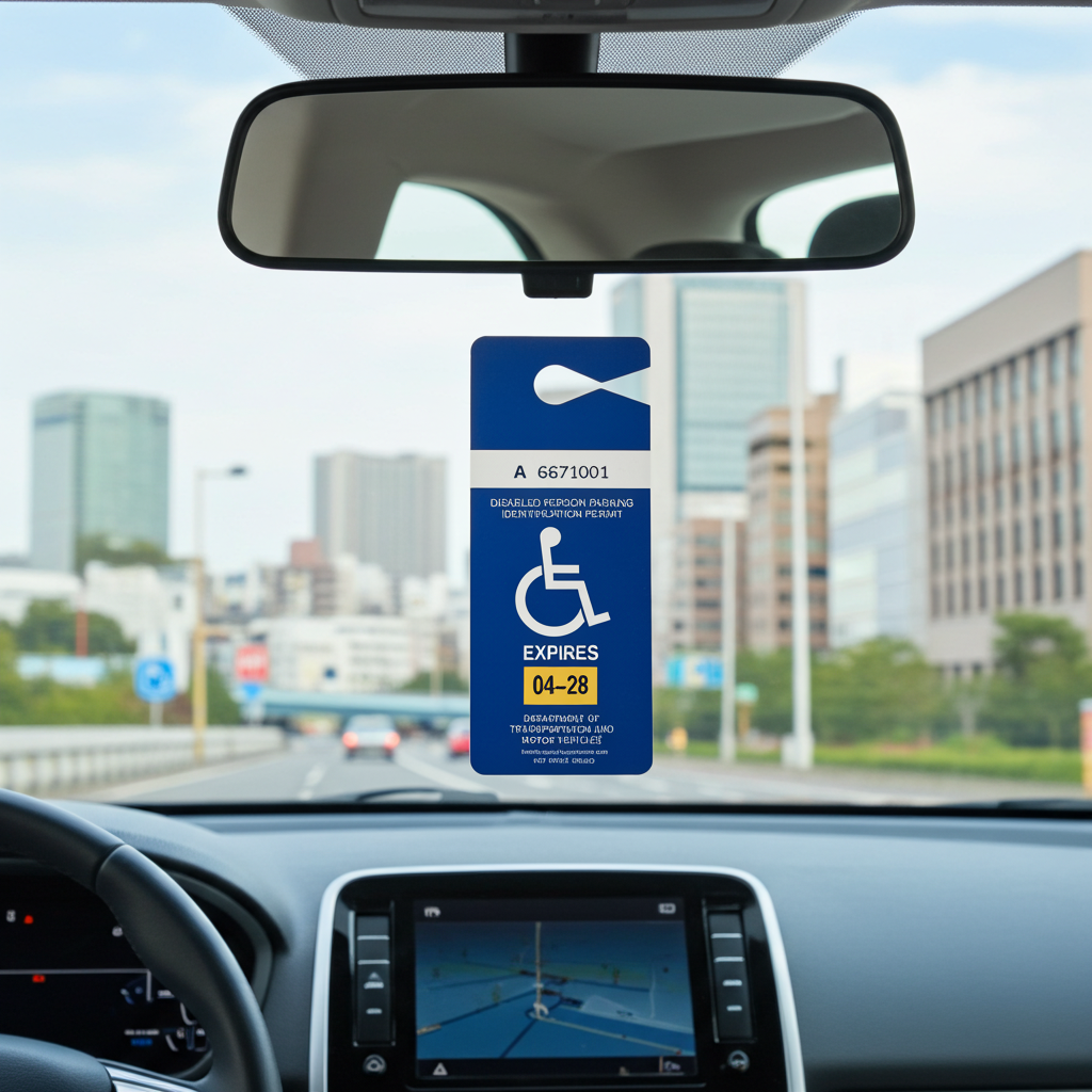 1 Handicap Parking Permit