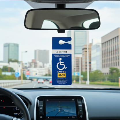 1 Handicap Parking Permit