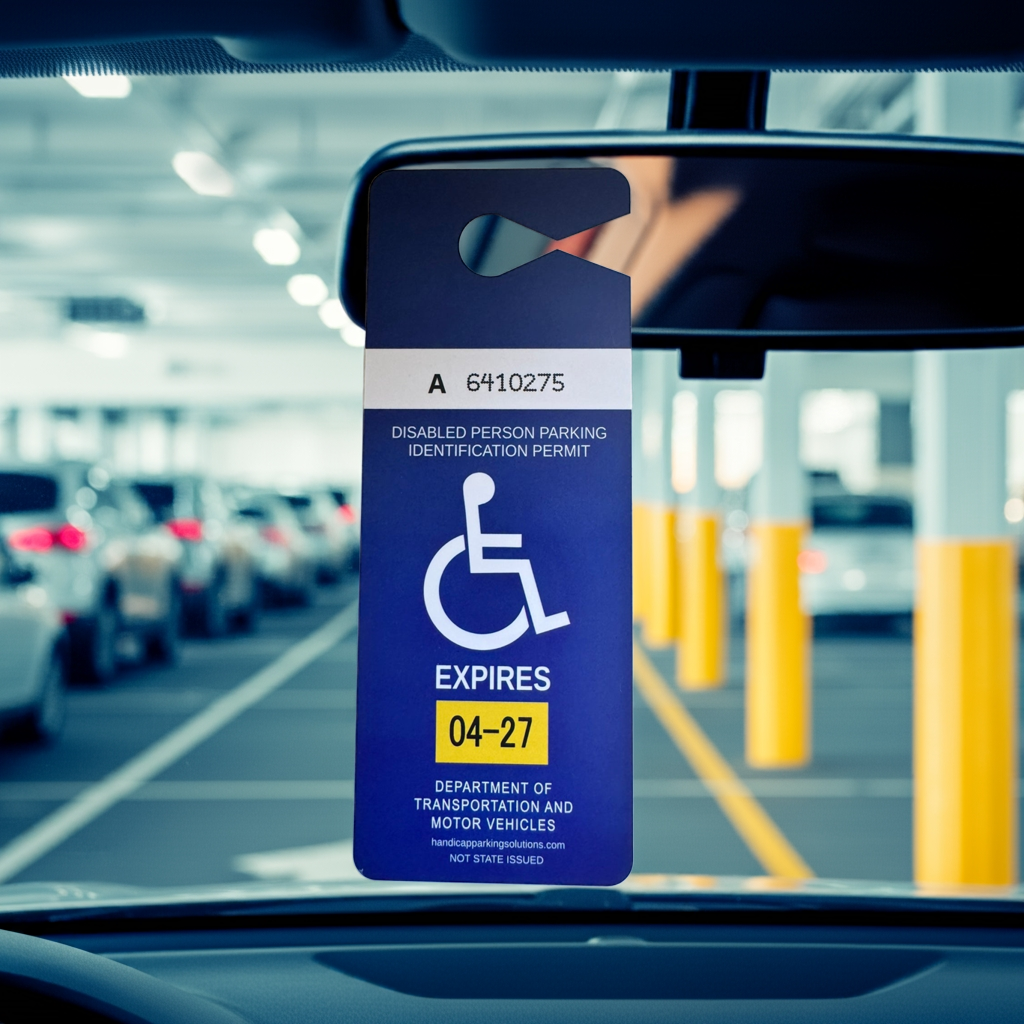 1 Handicap Parking Permit