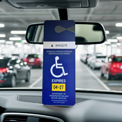 1 Handicap Parking Permit