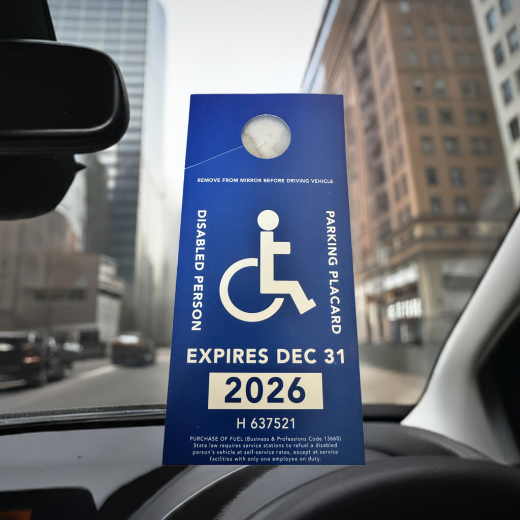 4 Handicap Parking Permits