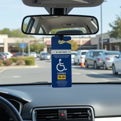 1 Handicap Parking Permit