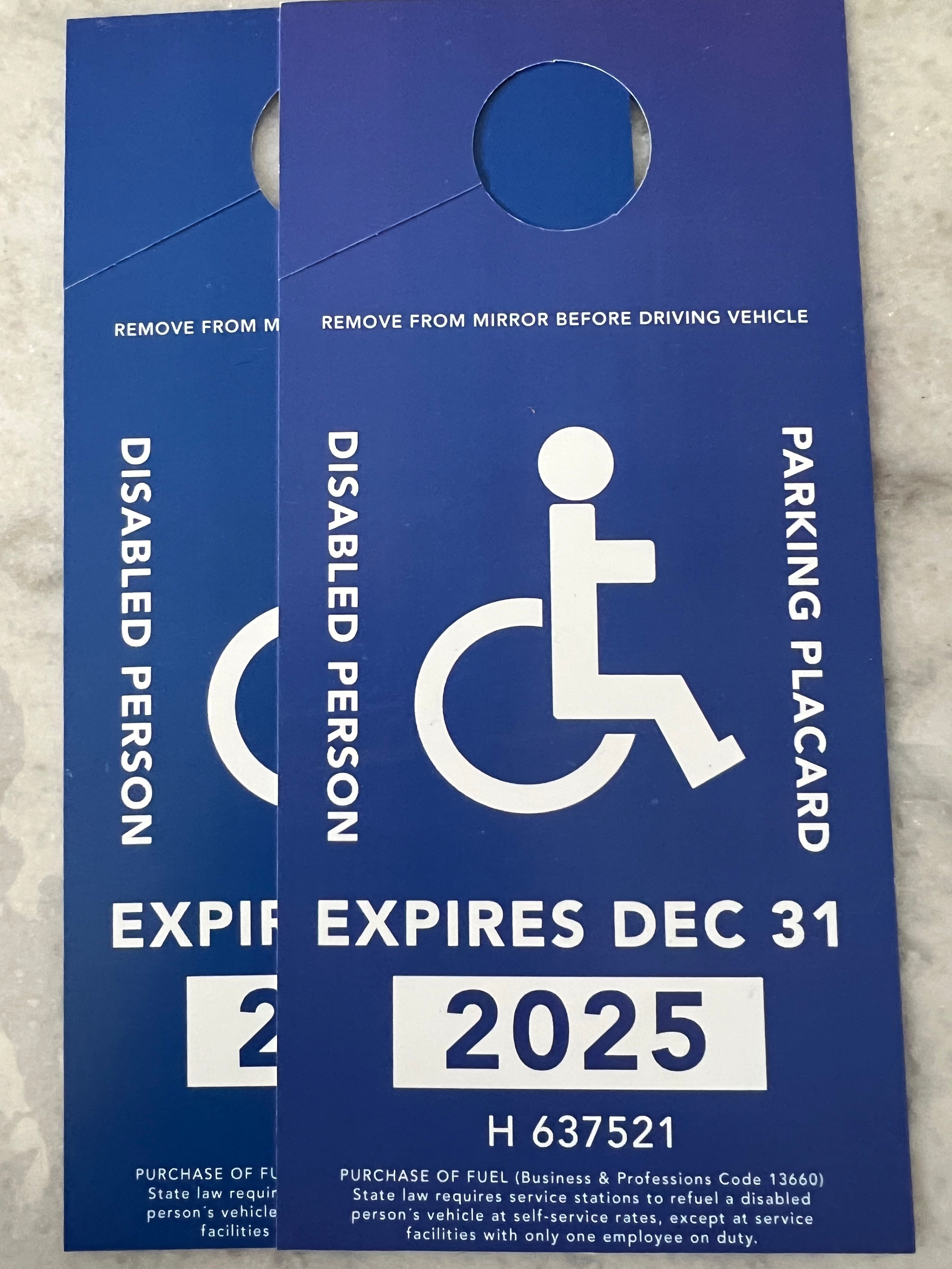 2 Handicap Parking Permits Handicap Parking Solutions